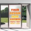Adhesive One Way Window Sign